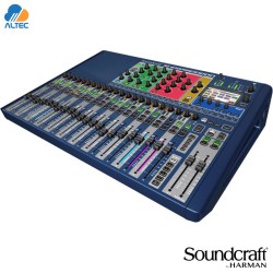 Soundcraft SI EXPRESSION 2 - mezcladora de 24 entradas expandible a 64, 24 entradas XLR, efectos