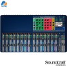 Soundcraft SI EXPRESSION 3 - mezcladora de 32 entradas expandible a 64, 32 entradas XLR, efectos