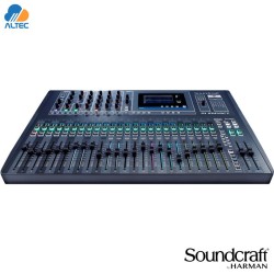 Soundcraft SI IMPACT - mezcladora de 40 entradas expandible a 80, 32 entradas XLR, efectos, interfaz de audio USB