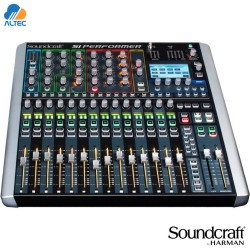 Soundcraft SI PERFORMER 1 - mezcladora de 16 entradas expandible a 80, 16 entradas XLR, efectos
