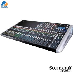 Soundcraft SI PERFORMER 3 - mezcladora de 32 entradas expandible a 80, 32 entradas XLR, efectos