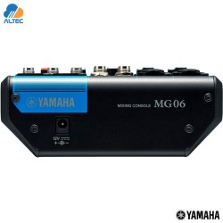 Yamaha MG06 - mezcladora de 6 entradas, 2 entradas XLR