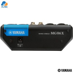 Yamaha MG06X - mezcladora de 6 entradas, 2 entradas XLR, efectos