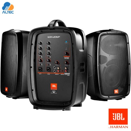 JBL EON206P Sistema PA Portátil 160W con Mezclador de 6 Canales