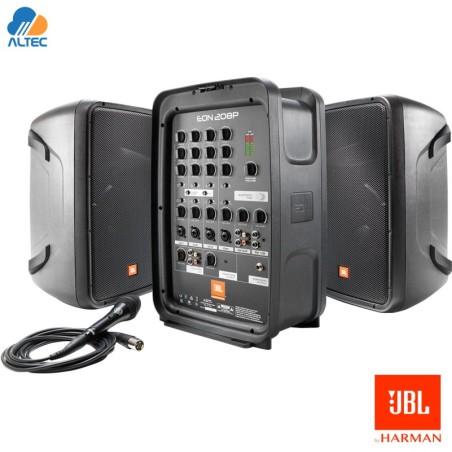 JBL EON208P Sistema PA Portátil con Mezclador y Bluetooth