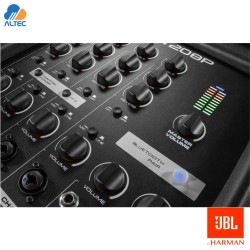 JBL EON208P - 300W RMS sistema Todo-en-Uno 2 parlantes de 8 pulgadas, mezcladora 8 canales, micrófono y  bluetooth