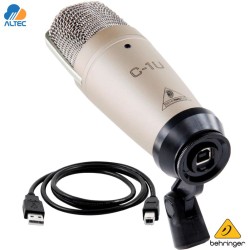 Behringer C-1U - micrófono condensador de estudio USB