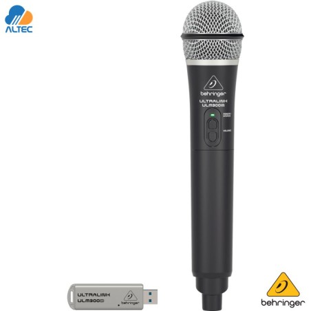 Behringer ULM300USB - sistema inalámbrico digital de 1 micrófono de 2.4GHZ con receptor USB