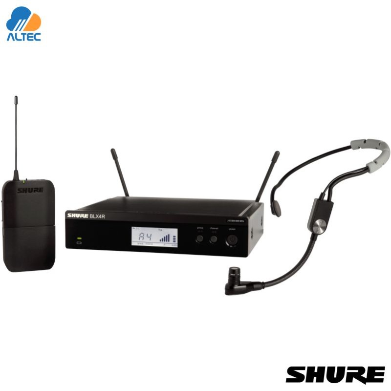 Shure BLX14R/SM35 - sistema inalámbrico con micrófono de vincha o diadema para montaje en rack