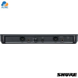 Shure BLX1288/CVL - sistema inalámbrico dual combo con micrófono de mano PG58 y lavalier CVL