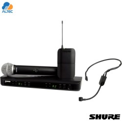 Shure BLX1288/P31 - sistema inalámbrico dual combo con micrófono de mano PG58 y micrófono de diadema PGA31