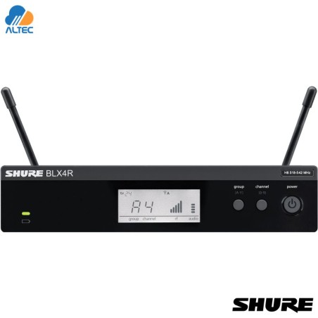 Shure BLX4R - receptor inalámbrico para sistemas inalámbricos BLX-R para montaje en rack