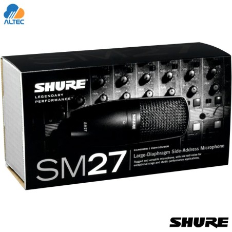 Shure SM27-SC Micrófono condensador cardioide Silver Edition