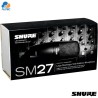Shure SM27-SC Micrófono condensador cardioide Silver Edition