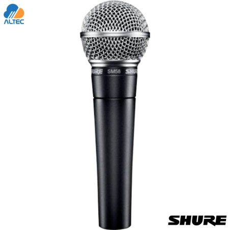 Shure SM58S - micrófono dinámico vocal con interruptor de encendido/apagado