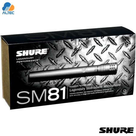 Shure SM81-LC - micrófono de condensador de instrumento