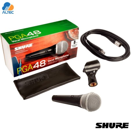 Shure PGA48-XLR - micrófono vocal dinámico cardioide