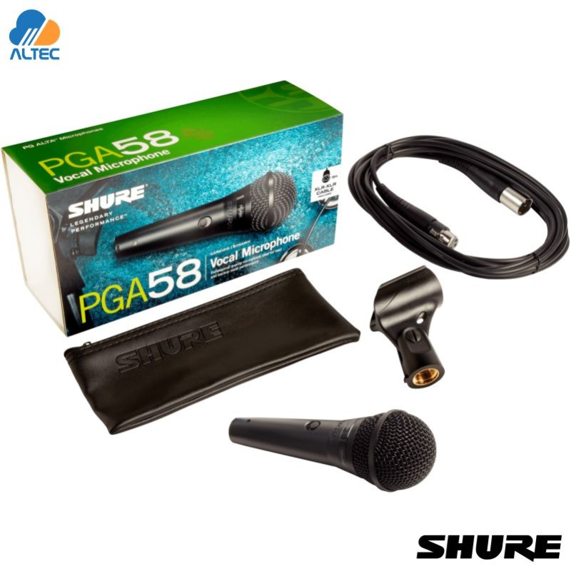 Shure PGA58-XLR - micrófono vocal dinámico cardioide