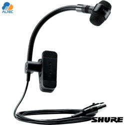 Shure PGA98H-TQG - micrófono de condensador cardioide con pinza para instrumento