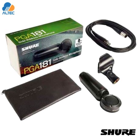 Shure PGA181-XLR - micrófono de condensador cardioide de captación lateral