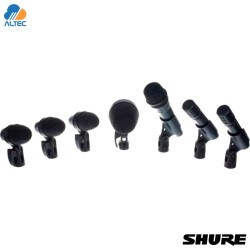 Shure PGADRUMKIT7 - juego de 7 micrófonos de batería para estudio y en vivo