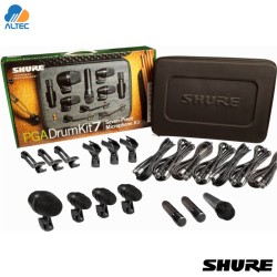 Shure PGADRUMKIT7 - juego de 7 micrófonos de batería para estudio y en vivo