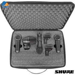 Shure PGASTUDIOKIT4 - juego de 4 micrófonos de calidad profesional para grabaciones y actuaciones