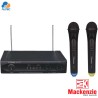 Mackenzie UHF-300 - sistema inalámbrico dual para voz con dos micrófonos frecuencia fija