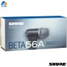 Shure BETA 56A - micrófono dinámico supercardioide para tambores y timbales