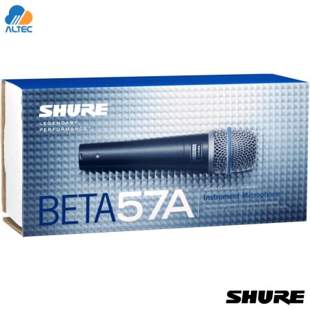 Shure BETA 57A - micrófono dinámico supercardioide para instrumentos