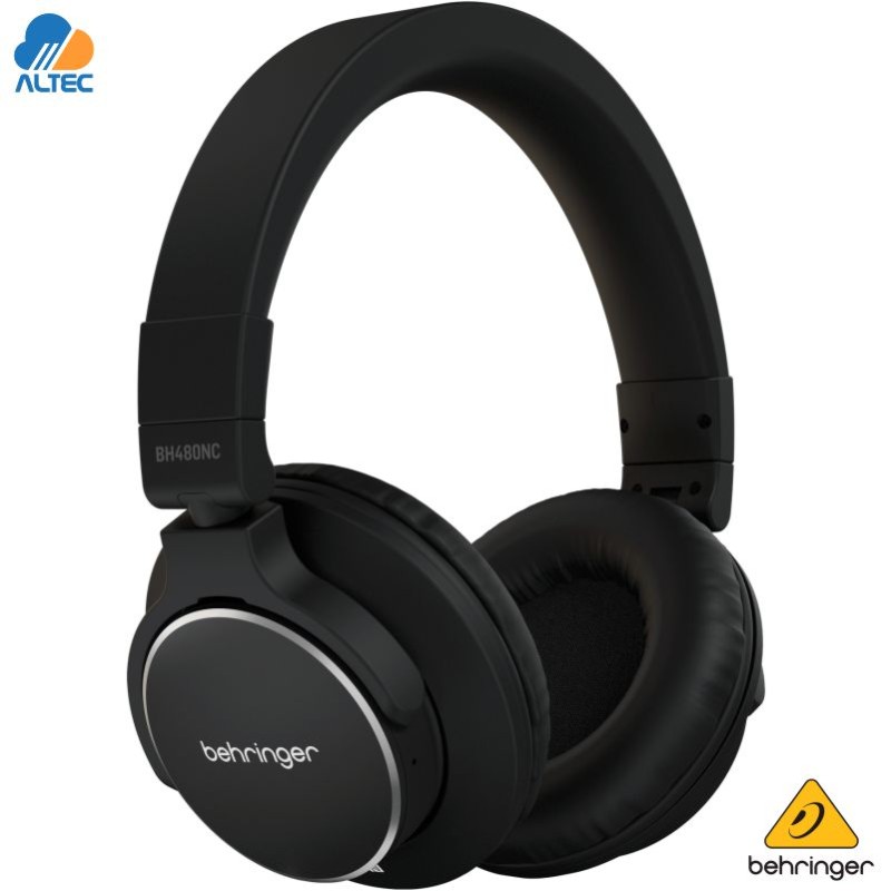 Behringer BH480NC - audífonos premium de estudio Bluetooth y cancelación activa de ruido