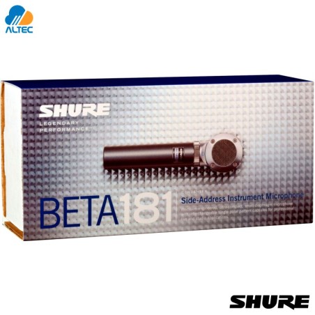 Shure BETA181BI - micrófono de condensador figura 8 para instrumentos