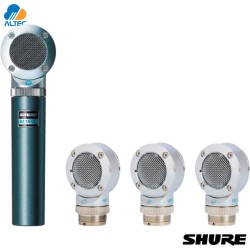 Shure BETA181KIT - micrófono de condensador figura 8, cardioide, supercardiode y omnidireccional para instrumentos