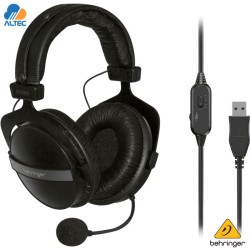 Behringer HLC660U - audífonos multipropósito con micrófono incorporado y USB