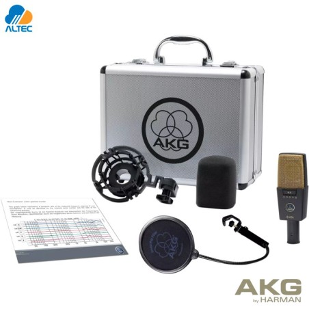 Micrófono de Condensador AKG C414 XLII Multipatrón Profesional