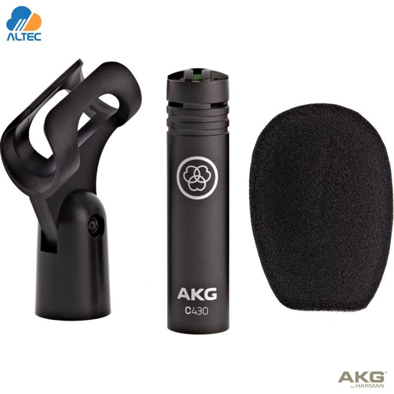AKG C430 Micrófono Cardioide Compacto para Platillos y Overheads