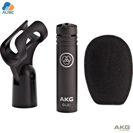 AKG C430 Micrófono Cardioide Compacto para Platillos y Overheads