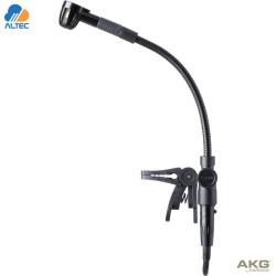 AKG C519M - microfono de condensador con clip en miniatura profesional con cable mini XLR a XLR estándar