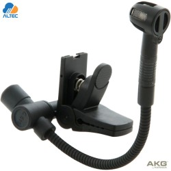 AKG C519M - microfono de condensador con clip en miniatura profesional con cable mini XLR a XLR estándar