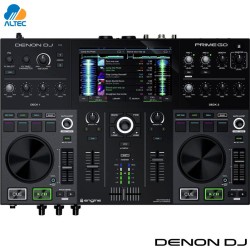 Denon PRIME GO - Consola de DJ inteligente recargable de 2 decks con pantalla táctil de 7”
