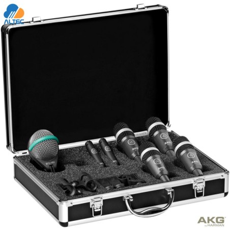 AKG Drum Set Concert I – Set Pro de 7 Micrófonos para Batería