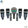 AKG Drum Set Concert I – Set Pro de 7 Micrófonos para Batería