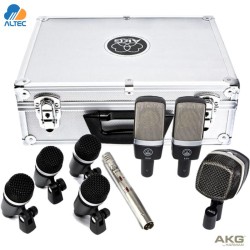 AKG Drum Set Premium – Kit Pro de Micrófonos para Batería