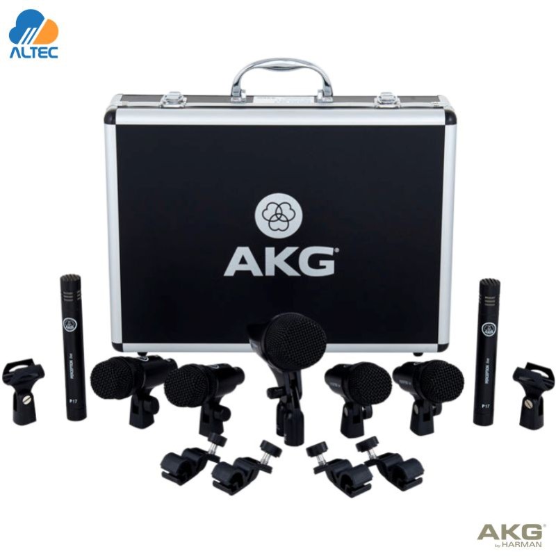 AKG Drum Set Session I – Kit de 7 Micrófonos para Batería