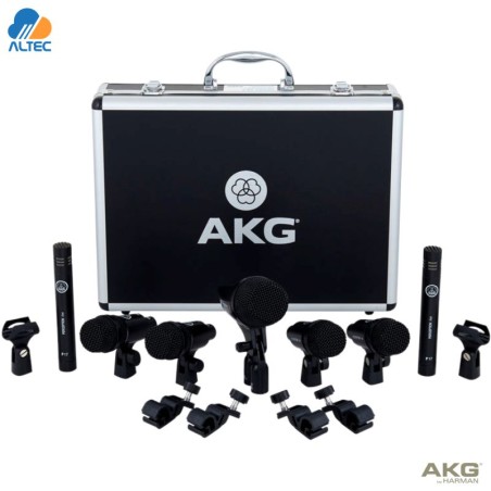AKG DRUM SET SESSION I - juego de 7 micrófonos de batería profesional de alta performance