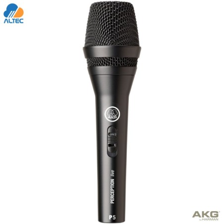 AKG P5S Micrófono dinámico vocal supercardioide con switch