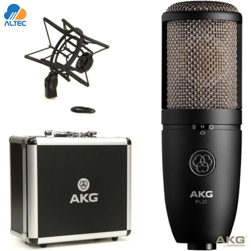 AKG P420 - microfono de condensador real de doble cápsula de alto rendimiento