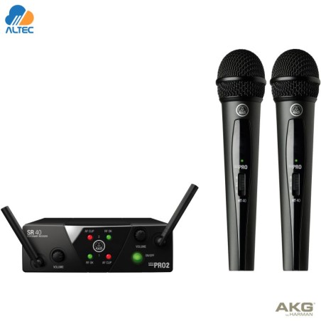 AKG WMS40 MINI DUAL VOCAL SET - sistema de micrófono inalámbrico