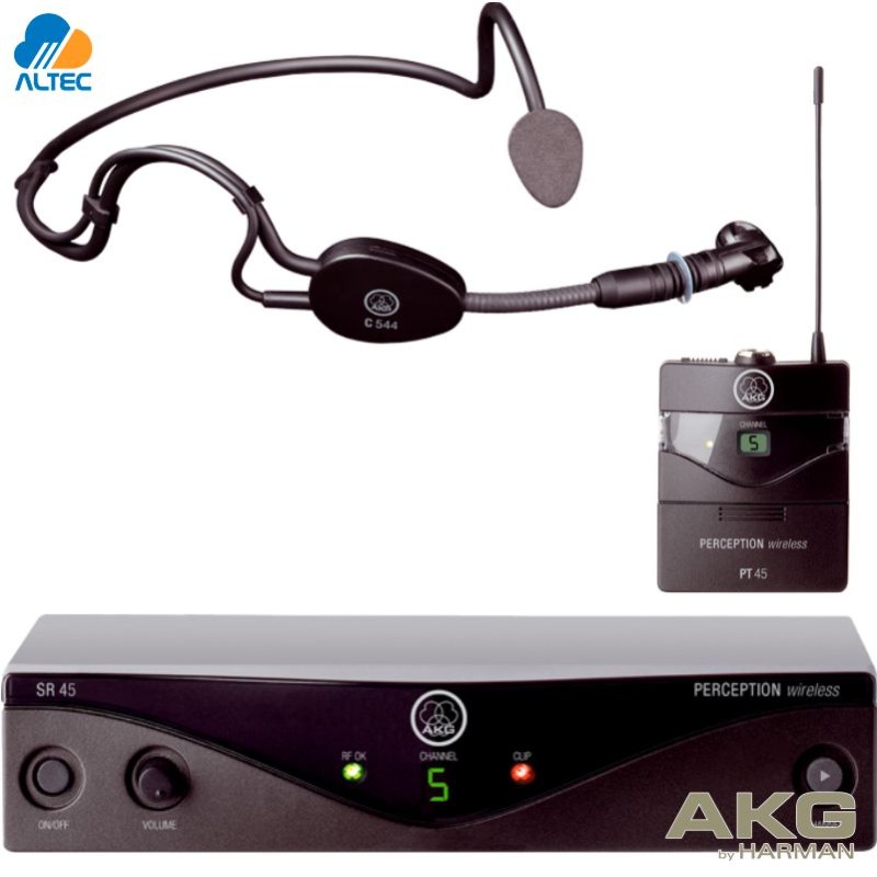 AKG WMS45 Sports – Micrófono inalámbrico UHF con diadema