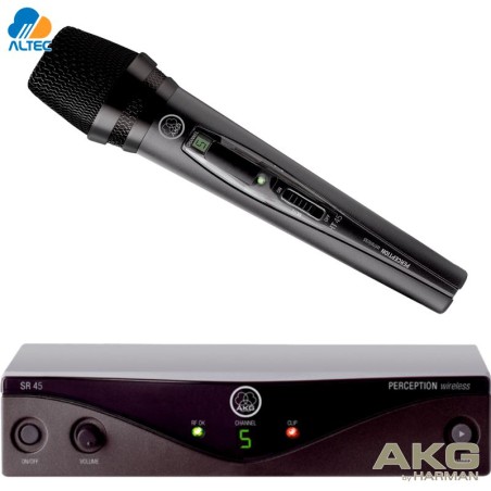 AKG WMS45 Vocal – Micrófono inalámbrico UHF de mano para voz